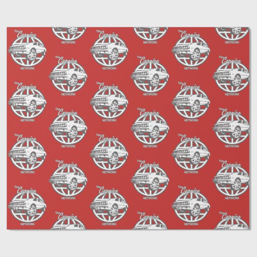 Rode box Chevy Caprice Network — Verpakkingspapier Cadeaupapier (Vlak)