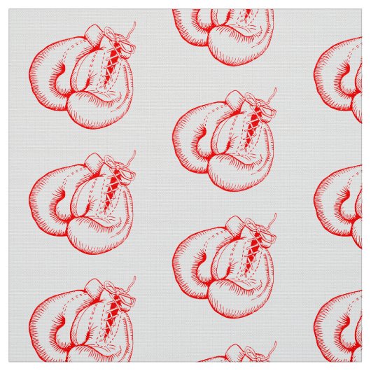 RODE BOXING GLOVES SPORTS PATTERN STOF (Swatch)