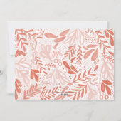 Rode Bramble | Festive Botanische Foto Feestdagenkaart (Achterkant)