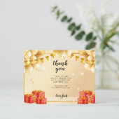 Rode brandweerauto verjaardagsfeestje briefkaart (Staand voorkant)