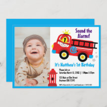 Rode Brandweerwagen Gelukkige Brandweerman Leuke C