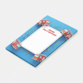 Rode brandweerwagens gepersonaliseerde Mitzvah Post-it® Notes (Schuin)