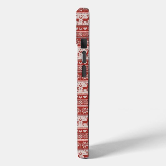 Rode Brei-Kerstmis Case-Mate iPhone Case (Achterkant / Links)