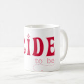 Rode bride om te worden koffiemok (Voorkant rechts)