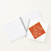 Rode brieven aan de bruid Bachelorette gastenboek Notitieboek (Binnen)