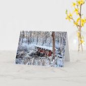 Rode brug kaart (Gele Bloem)