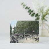  Rode Brug Tokio Japan Briefkaart (Staand voorkant)
