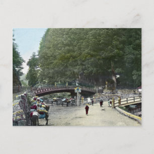 Rode Brug Tokio Japan Briefkaart