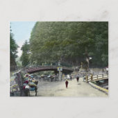 Rode Brug Tokio Japan Briefkaart (Voorkant)