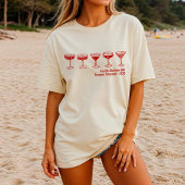 Rode bruidsmeisje Espresso Martini Bachelorette T-shirt