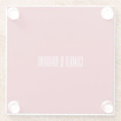 Rode bruiloft glazen onderzetter (Achterkant)