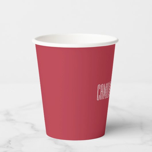 Rode bruiloft papieren bekers (Voorkant)