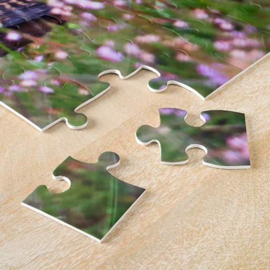 Rode bruin legpuzzel (Zijkant)