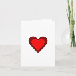 Rode Bruine Hartjes Valentijnsdag 4Jojo Kaart