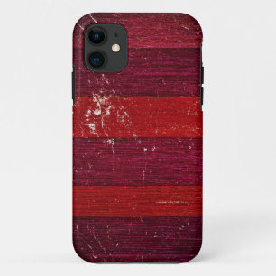  rode bruine strepen iPhone 11 hoesje