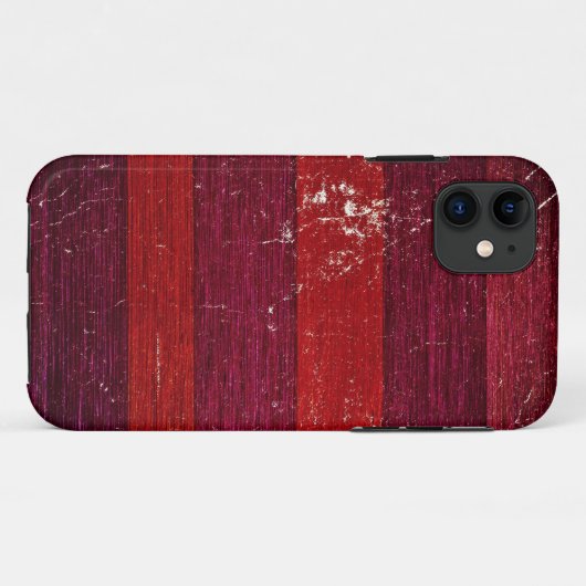  rode bruine strepen Case-Mate iPhone case (Achterkant (horizontaal))