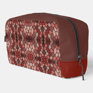 Rode Bruine Terracotta Mozaïek Toilettasje