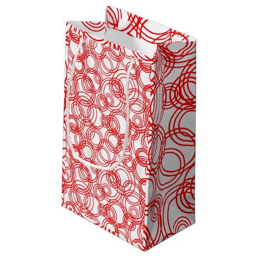 Rode bubels klein cadeauzakje (Achterkant Gekanteld)