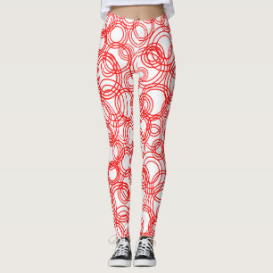Rode bubels leggings