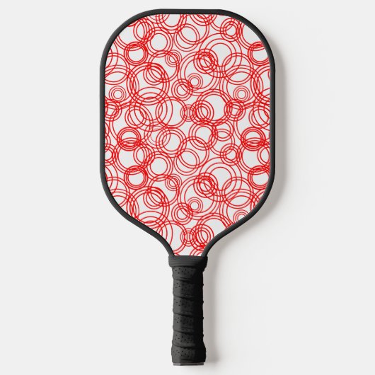 Rode bubels pickleball paddle (Voorkant)