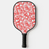 Rode bubels pickleball paddle (Achterkant)