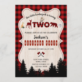 Rode Buffalo Bosdieren Jongens Verjaardag Kaart