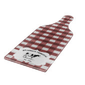 Rode Buffalo Gedekte Koe Boerderij Knip Snijplank (Hoek)