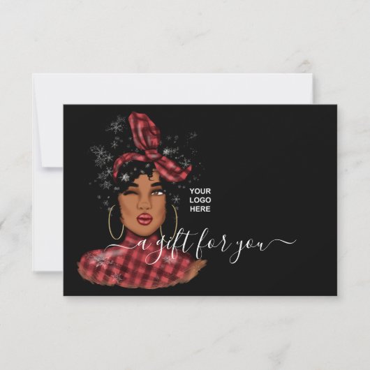 Rode Buffalo met kerstmis (Voorkant)