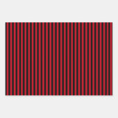 Rode Buffalo met knuppels met kerstmis Inpakpapier Vel (Voorkant 3)