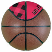 Rode Buffalo Plaid Landelijke Stijl Basketbal (Rechts)