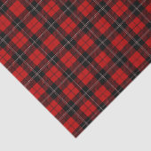 Rode Buffalo Plaid (Ontwerp 3 Rode Serie) Tissuepapier (Detail)