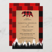 Rode Buffalo  uitnodiging tot het indienen van vaa (Voorkant / Achterkant)