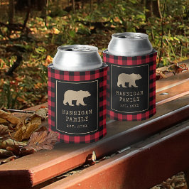 Rode buffel gespeeld met Beer familienaam Blikjeskoeler