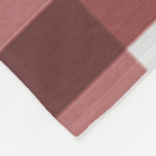 Rode Buffel Plaid Boerderij Paard Fleece Deken (Hoek)