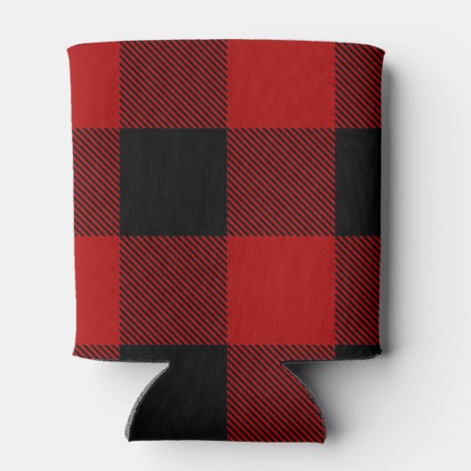 Rode buffels en Beer | Persoonlijke naam Cadeaut Blikjeskoeler (Achterkant)