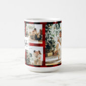 Rode buffels en collage foto's met Initiaal Koffiemok (Center)