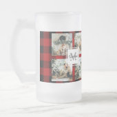 Rode buffels en collage foto's met Initiaal Matglas Bierpul (Links)