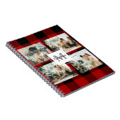 Rode buffels en collage foto's met Initiaal Notitieboek (Rechterzijde)