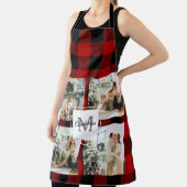 Rode buffels en collage foto's met Initiaal Schort (Insitu)