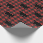 Rode buffels met varkens cadeaupapier (Hoek)