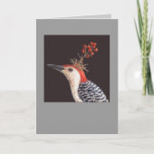 rode-buikspecht kaart (Voorkant)