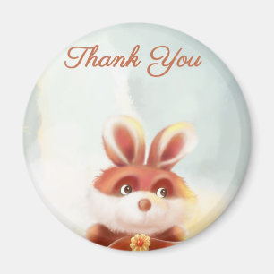 rode bunny Dank je Magnet