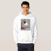 Rode Bureaulamp Moderne Verlichting Hoodie (Voorkant volledig)