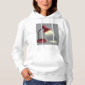 Rode bureaulamp moderne verlichting hoodie (Voorkant)