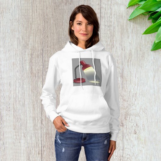 Rode bureaulamp moderne verlichting hoodie