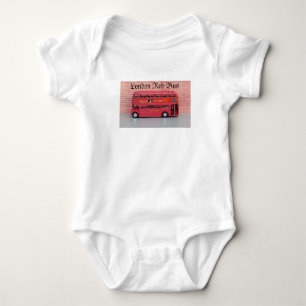 Rode bus Londen Vintage Engeland Baby Romper