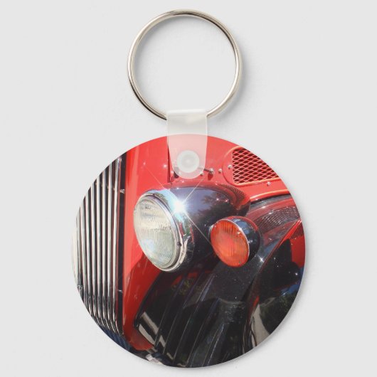 rode bus sleutelhanger (Voorkant)