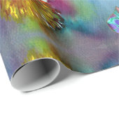 RODE BUTTERFLIES OP DEZELFDE SCHIJVEN, HARTS-Valen Cadeaupapier (Rol Hoek)