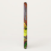 RODE BUTTERFLIES OP GEEL THISTLS, BLUE SKY Floral Case-Mate iPhone Case (Achterkant/links)