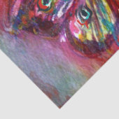 RODE BUTTERFLIES OP GEEL THISTLS, BLUE SKY Floral Tissuepapier (Detail)